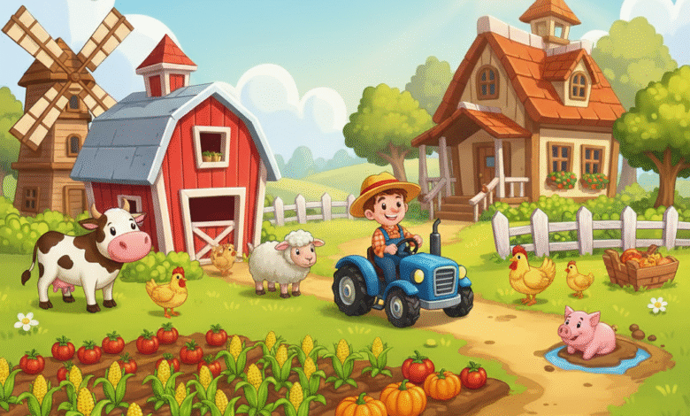 لعبة المزرعة السعيدة كل التفاصيل التي تحتاج معرفتها عن اللعبة