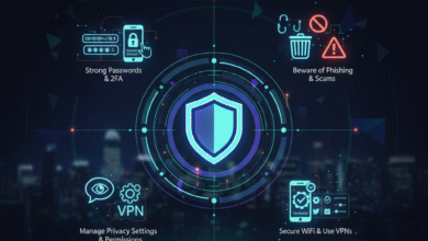 أفضل الممارسات لحماية المعلومات الشخصية على الإنترنت